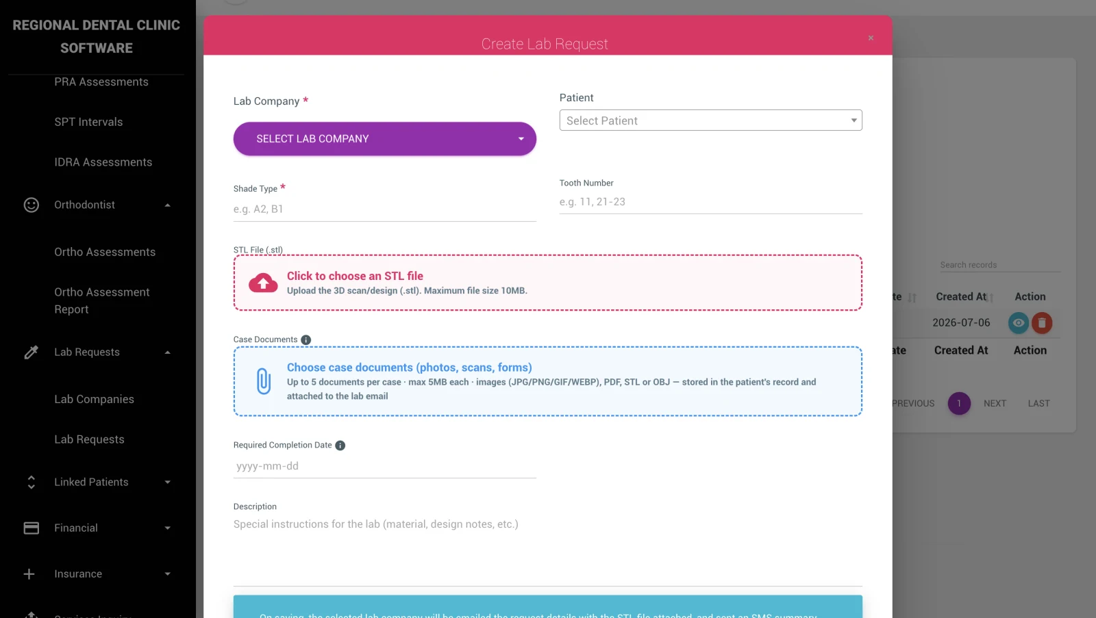 Dental Lab Case Tracking — DentalKing dental software